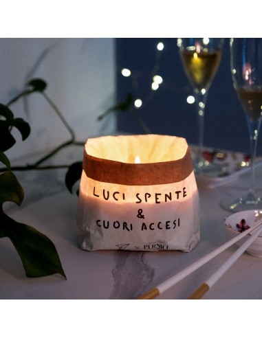 SACCHETTO LUCI SPENTE & CUORI ACCESI - VANILLA & MILK
