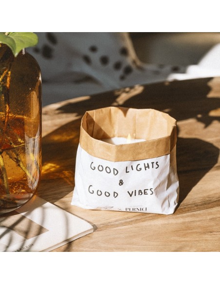 SACCHETTO GOOD LIGHTS & GOOD VIBES - VANILLA & MILK