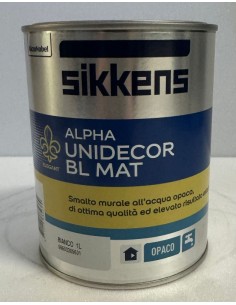 ALPHA UNIDECOR BL MAT BIANCO 1 LT