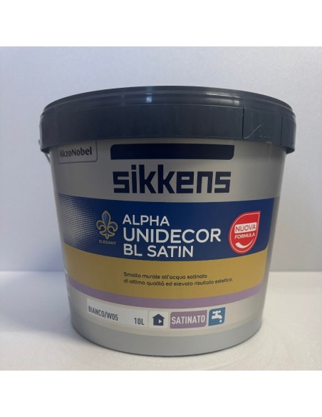 ALPHA UNIDECOR BL SATIN BASE BIANCOW05 LT.10