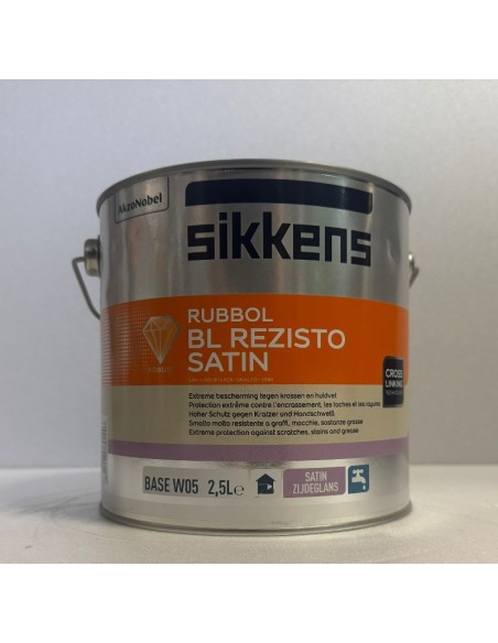 RUBBOL BL REZISTO SATIN LT.2,50 BIANCO