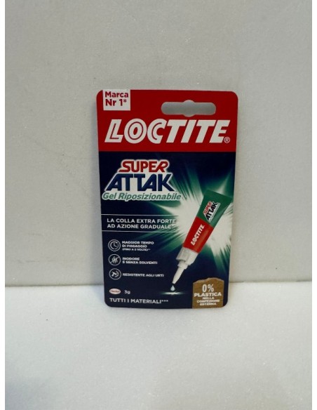 SUPER ATTAK LOCTITE GEL RIPOSIZIONABILE GR.3