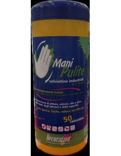 SALVIETTINE MANI PULITE 50PZ 17X17CM DECORATION