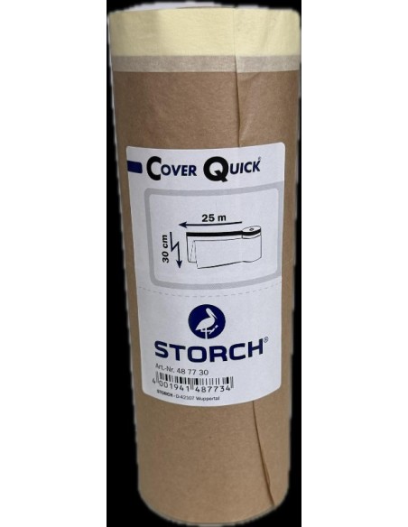 COVER QUICK CARTA 30CMX25M STORCH