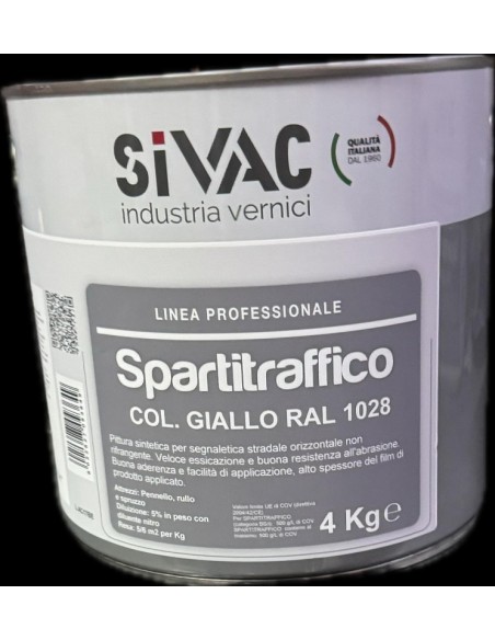 SPARTITRAFFICO KG.4 GIALLO
