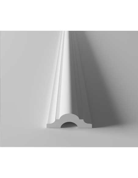 CORNICE IN POLISTRUTTURATO BIANCO MIS.1,3X2,4X200 CM CORNICE24