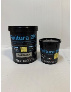 FINITURA 2K SATINATA KG.1 (COMP. A) + CATALIZZATORE KG.0,200 (COMP. B)