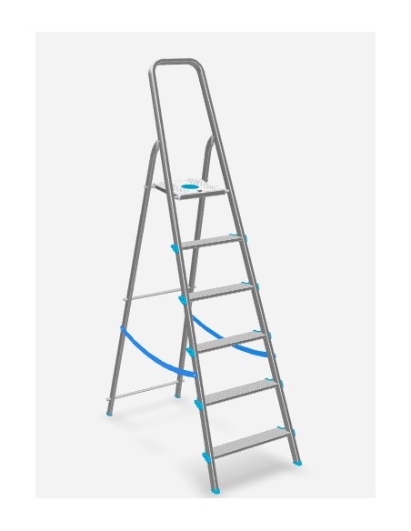 SCALA IN ALLUMINIO LIBELLULA 6 GRADINI