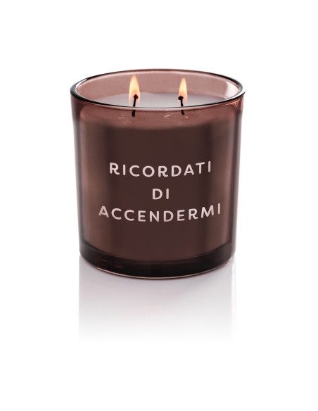 CANDELA GR.350 RICORDATI DI ACCENDERMI - NEROLI & IRIS