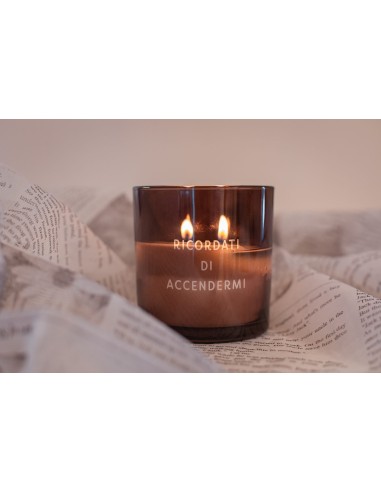 CANDELA GR.350 RICORDATI DI ACCENDERMI - NEROLI & IRIS