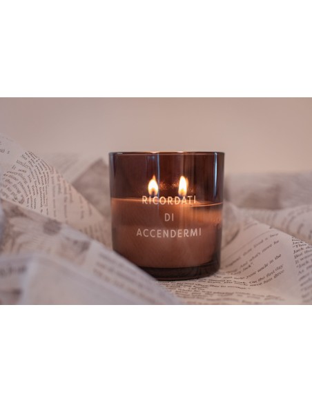 CANDELA GR.350 RICORDATI DI ACCENDERMI - NEROLI & IRIS