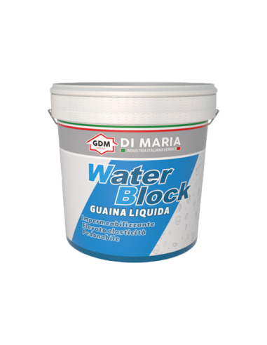GUAINA LIQUIDA WATER BLOCK ROSSO MATTONE LT.13