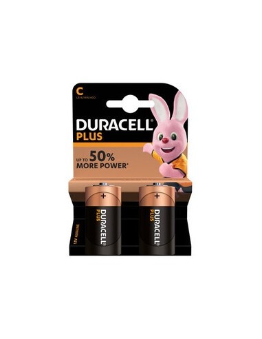 DURACELL BATTERIA ALCALINA 1/2 TORCIA MN 1400 PZ.2