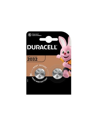DURACELL BATTERIA A BOTTONE CR2032 PZ.2