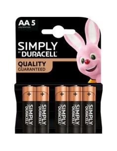DURACELL SIMPLY ALCALINA STILO PZ.5