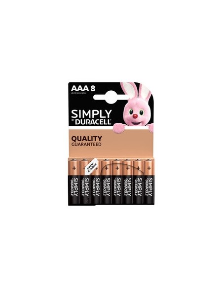 DURACELL SIMPLY ALCALINA MINISTILO MN 2400 PZ.8