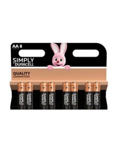 DURACELL SIMPLY ALCALINA STILO MN 1500 PZ.8