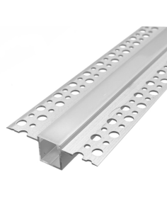 PROFILO IN ALLUMINIO PER LED CON ALETTE MT.2 (DISSIPATORE) 