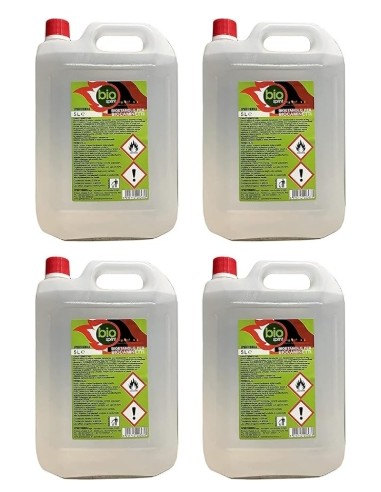 BIOETANOLO PER BIOCAMINETTI LT.5 (CONF. PZ 4)