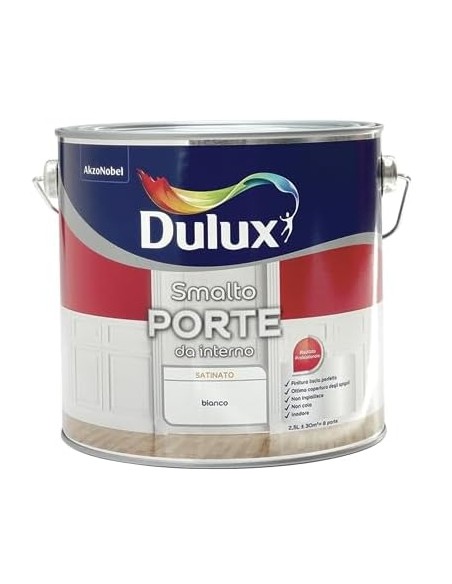 SMALTO PER PORTE BIANCO DULUX LT.2,5