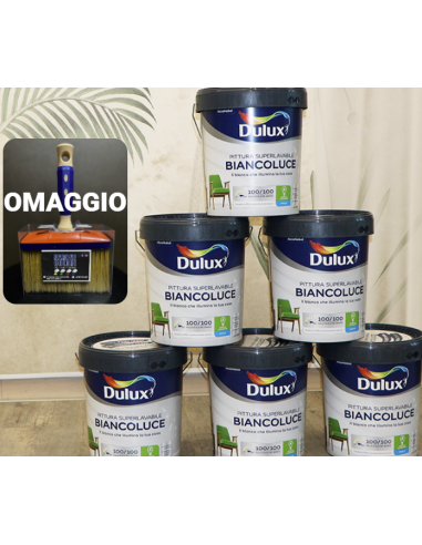 DULUX BIANCOLUCE LT.14 con Omaggio una Plafoniera SB 95