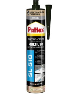 PATTEX SILICONE SL 510 PREMIUM MULTIUSO GRIGIO 280ML