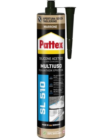 PATTEX SILICONE SL 510 PREMIUM MULTIUSO MARRONE 280ML