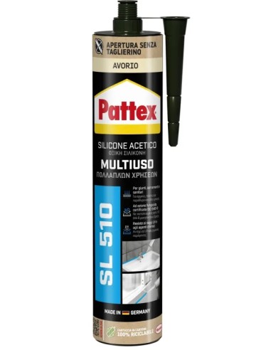 PATTEX SILICONE SL 510 PREMIUM MULTIUSO AVORIO 280ML