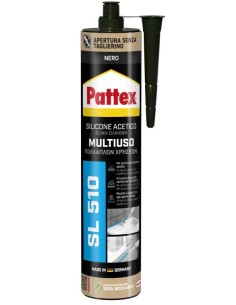 PATTEX SILICONE SL 510 PREMIUM MULTIUSO NERO 280ML