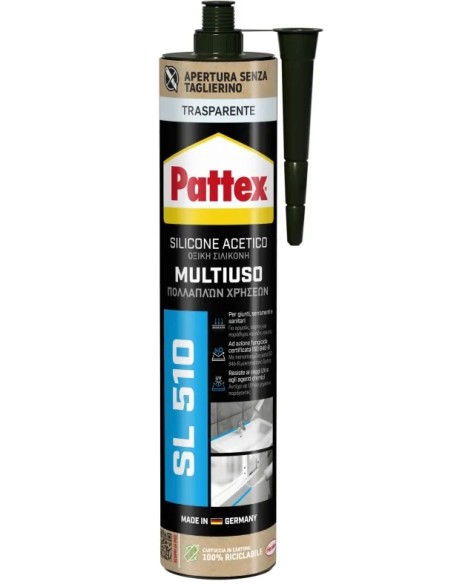 PATTEX SILICONE SL 510 PREMIUM MULTIUSO TRASPARENTE 280ML