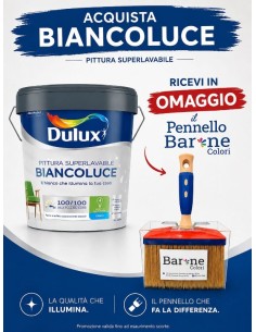 DULUX BIANCOLUCE LT.14 + IN OMAGGIO UNA PLAFONIERA SB 95 MM 65X160