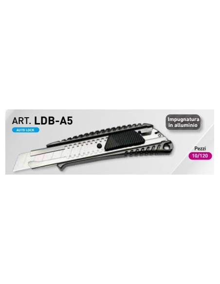 CUTTER KOMELON LAMA IN ACCIAIO SK2 MM.18 ALLUMINIO AUTOLOCK