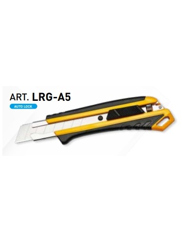 CUTTER KOMELON LAMA IN ACCIAIO SK2 MM.18 ABS E GOMMA AUTOLOCK