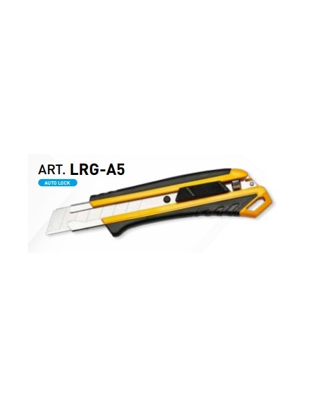 CUTTER KOMELON LAMA IN ACCIAIO SK2 MM.18 ABS E GOMMA AUTOLOCK